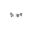 Caixa Brinco Zirconia Redonda 5mm Grafite