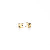 Caixa Pingente Zirconia Redonda 5mm Ouro
