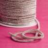 Cordão Infinity 3mm com Strass Cristal. Rolo 50 Metros