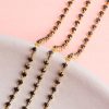 Corrente de Strass SS8.5 Preto Bruto - 5 Metros