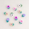 Miçanga Fimo Jardim Florzinhas - 10 Fios - 400 Peças