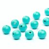 Bola Acrílica Envernizada 12mm Furo Passante Turquoise Candy - Imagem 2