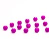 Bola Emborrachada 8mm Furo Passante Roxo. 500g - 1.600 Peças