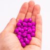 Bola Emborrachada 8mm Furo Passante Roxo. 500g - 1.600 Peças - Imagem 2