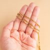Corrente de Strass SS6.5 Dourado Bruto - 5 Metros - Imagem 2