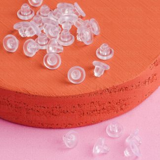 Tarraxa De Silicone 6mm Transparente com 10.000 unidades