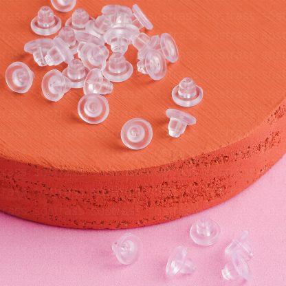 Tarraxa De Silicone 6mm Transparente com 10.000 unidades