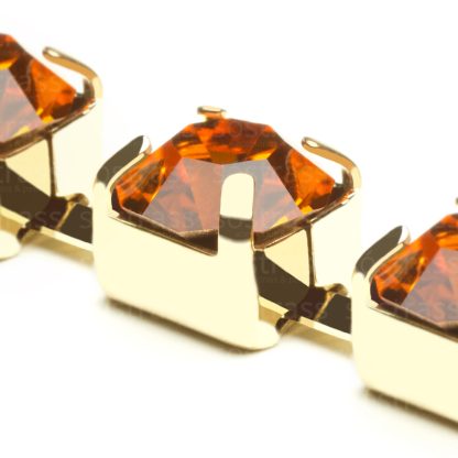 Rolo Corrente de Strass SS29 Sun Bruto - 20 Metros