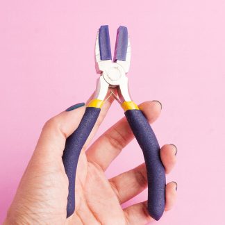 Mini Alicate Bico Chato de Nylon