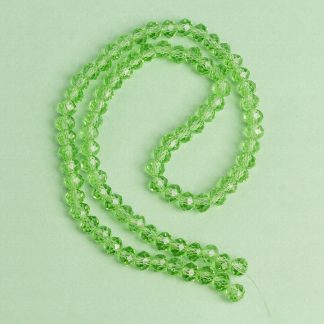Fio de Cristal Facetado 6mm Chrysolite. 10 Fios - 830 Peças